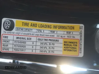2018 Chevrolet Tahoe LS z VIN 1GNSKAKC1JR136870, wystawiony jako Copart lot #50523435 z przebiegiem 140 301 mil mil oraz Szkoda całkowita • Salvage title. Historia ofert i sprzedaży dostępna na DreamBid. Obrazek 15.