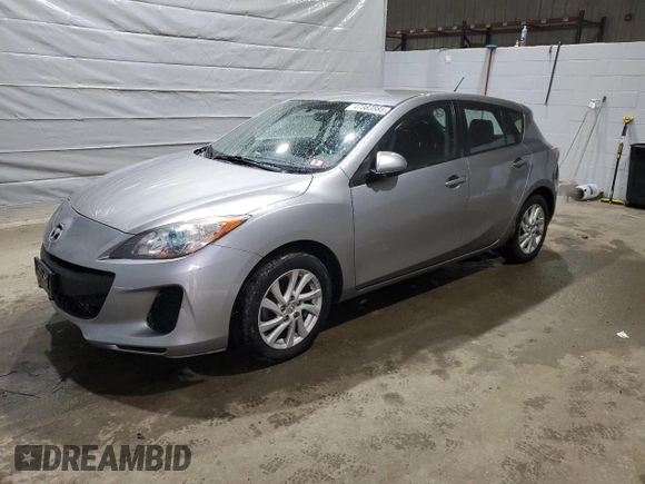 2012 Mazda 3 i Touring with VIN JM1BL1L89C1542820, listed as a Copart auction lot 47383885 with 117,204 mi miles and Salvage Title. Bid and sale history available at DreamBid. Image 1.