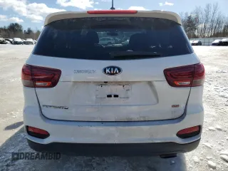 2019 Kia Sorento LX with VIN 5XYPGDA39KG540003, listed as a Copart auction lot 45834465 with 117,334 mi miles and Salvage Title. Bid and sale history available at DreamBid. Image 6.