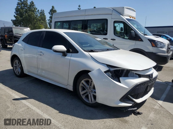 2022 Toyota Corolla Hatchback SE with VIN JTND4MBE5N3148944, listed as a Copart auction lot 52324435 with 55,206 mi miles and Salvage Title. Bid and sale history available at carsss.com. Image 4.
