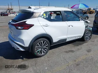 2022 Nissan Kicks SV with VIN 3N1CP5CVXNL496886, listed as a IAAI auction lot 41834899 with 23,395 mi miles and . Bid and sale history available at DreamBid. Image 4.