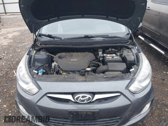 2012 Hyundai Accent SE with VIN KMHCU5AE9CU013458, listed as a IAAI auction lot 41475986 with 88,592 mi miles. Bid and sale history available at carsss.com. Image 10.