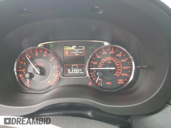 2017 Subaru WRX с VIN JF1VA1B69H9822979, выставлен на аукционе Copart как лот 50992545 с пробегом 66 389 миль миль и Списание • Salvage title. История ставок и продаж доступна на DreamBid. Изображение 9.