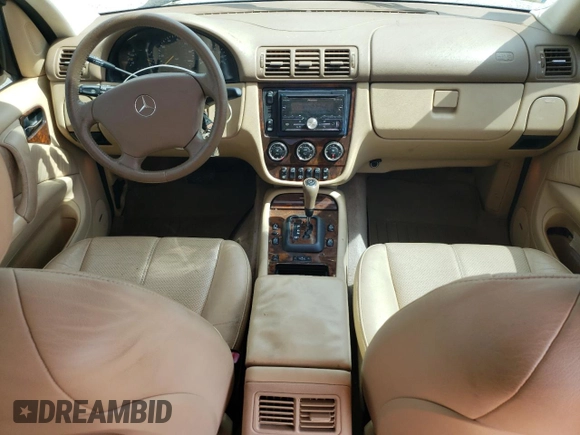 2002 Mercedes-Benz M-Class with VIN 4JGAB54E72A322046, listed as a Copart auction lot 74393084 with 128,015 mi miles and Salvage Title. Bid and sale history available at carsss.com. Image 8.