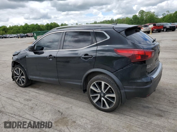 2017 Nissan Rogue SV with VIN JN1BJ1CR2HW110355, listed as a Copart auction lot 56955865 with 115,554 mi miles and Salvage title. Bid and sale history available at DreamBid. Image 2.