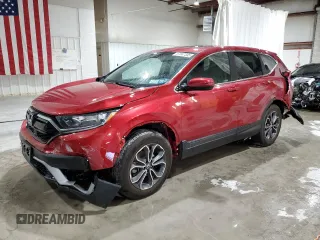 2022 Honda CR-V EX z VIN 2HKRW2H55NH639731, wystawiony jako Copart lot #57587305 z przebiegiem Nie podano mil oraz Szkody całkowita. Historia ofert i sprzedaży dostępna na DreamBid. Obrazek 1.