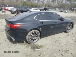 2020 Acura TLX with VIN 19UUB2F31LA002056, listed as a Copart auction lot 49848115 with 72,563 mi miles and Salvage title. Bid and sale history available at DreamBid. Image 3.