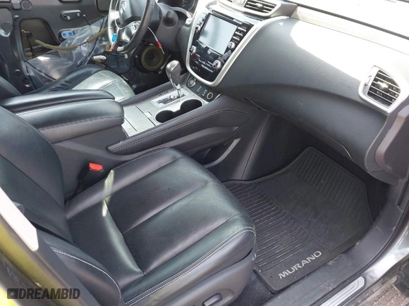 2016 Nissan Murano Platinum with VIN 5N1AZ2MG9GN118893, listed as a IAAI auction lot 41995951 with 163,885 mi miles. Bid and sale history available at carsss.com. Image 5.