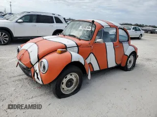 1973 Volkswagen Beetle with VIN 1332525869, listed as a Copart auction lot 76590184 with 3,557 mi miles and Non Repairable. Bid and sale history available at DreamBid. Image 1.