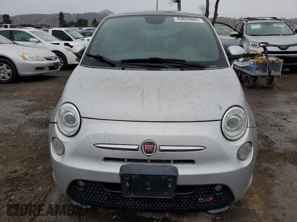 2014 FIAT 500e with VIN 3C3CFFGE8ET172792, listed as a Copart auction lot 43856805 with Not provided miles and Clean title. Bid and sale history available at DreamBid. Image 5.