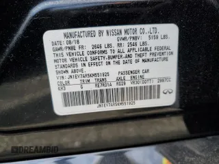 2019 Infiniti Q50 Luxe с VIN JN1EV7AR5KM551925, выставлен на аукционе Copart как лот 54117415 с пробегом 80 177 миль миль и Списание • Salvage title. История ставок и продаж доступна на DreamBid. Изображение 12.