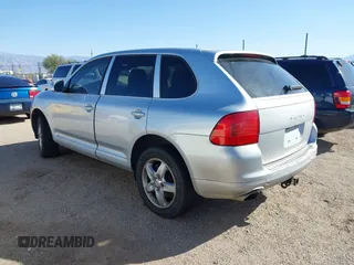 2005 Porsche Cayenne S with VIN WP1AB29P75LA62851, listed as a IAAI auction lot 41685787 with 143,711 mi miles. Bid and sale history available at carsss.com. Image 3.