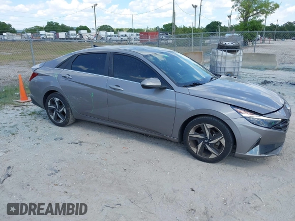 2021 Hyundai Elantra Limited with VIN KMHLP4AG0MU112299, listed as a IAAI auction lot 41904519 with 58,541 mi miles and . Bid and sale history available at DreamBid. Image 1.