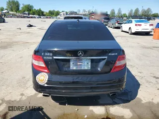2009 Mercedes-Benz C 300 Sport with VIN WDDGF81X79R050707, listed as a Copart auction lot 57755795 with 90,058 mi miles and Salvage title. Bid and sale history available at DreamBid. Image 6.