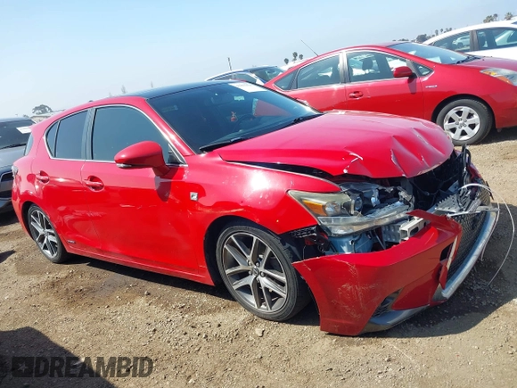 2014 Lexus CT 200h Hybrid with VIN JTHKD5BH1E2182802, listed as a IAAI auction lot 41859426 with 197,330 mi miles. Bid and sale history available at carsss.com. Image 13.