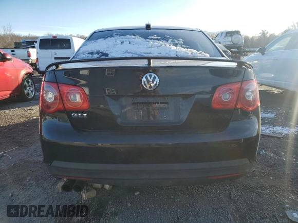 2006 Volkswagen Jetta Sedan GLI 2.0L Turbo with VIN 3VWWJ71K36M698901, listed as a Copart auction lot 45492735 with 162,372 mi miles and Clean Title. Bid and sale history available at carsss.com. Image 6.