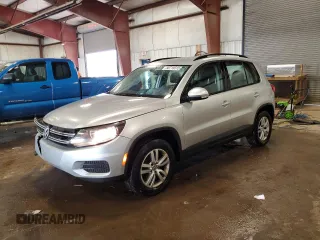 2017 Volkswagen Tiguan S z VIN WVGAV7AX9HW501192, wystawiony jako Copart lot #58719315 z przebiegiem 97 207 mil mil oraz Czysty tytuł • Clean title. Historia ofert i sprzedaży dostępna na DreamBid. Obrazek 1.