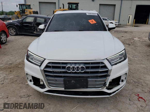 2020 Audi Q5 Premium with VIN WA1ANAFY4L2021302, listed as a Copart auction lot 59854845 with 126,753 mi miles and Clean title. Bid and sale history available at DreamBid. Image 5.