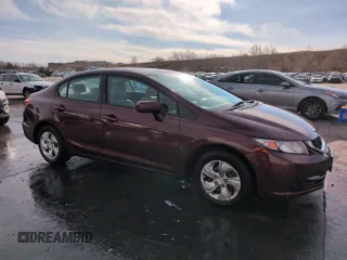 2014 Honda Civic Sedan LX with VIN 19XFB2F59EE041342, listed as a Copart auction lot 50765435 with 203,359 mi miles and Salvage Title. Bid and sale history available at carsss.com. Image 4.