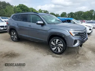 2025 Volkswagen Atlas SE with VIN 1V2WR2CA9SC540088, listed as a Copart auction lot 54500125 with 1,786 mi miles and Clean title. Bid and sale history available at DreamBid. Image 4.