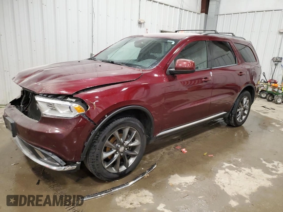 2017 Dodge Durango SXT with VIN 1C4RDJAG7HC799590, listed as a Copart auction lot 82331664 with 131,606 mi miles and Clean Title. Bid and sale history available at DreamBid. Image 1.