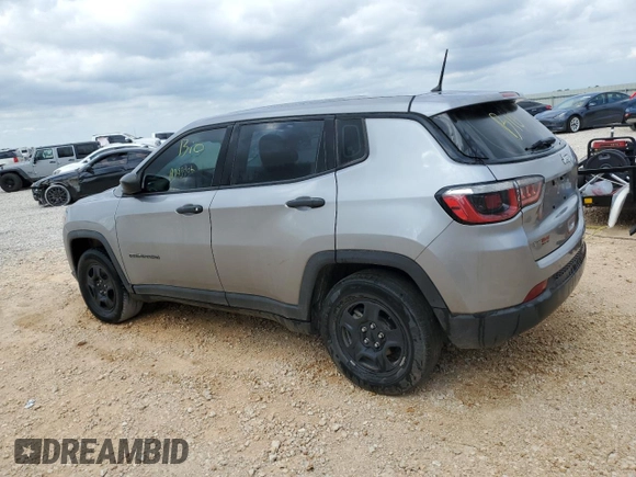 2018 Jeep Compass Sport z VIN 3C4NJCABXJT226961, wystawiony jako Copart lot #72119874 z przebiegiem 70 210 mil mil oraz Czysty tytuł • Clean title. Historia ofert i sprzedaży dostępna na DreamBid. Obrazek 2.