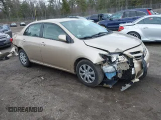 2011 Toyota Corolla L with VIN JTDBU4EE1B9137262, listed as a IAAI auction lot 41972818 with 134,082 mi miles. Bid and sale history available at carsss.com. Image 1.