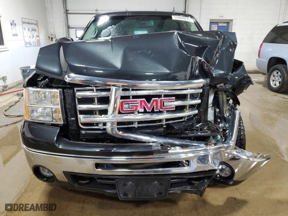 2009 GMC Sierra 1500 SLE with VIN 1GTEK29039Z151082, listed as a Copart auction lot 52008875 with 164,399 mi miles and Clean Title. Bid and sale history available at carsss.com. Image 5.