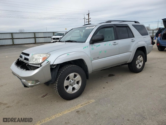 2005 Toyota 4Runner SR5 with VIN JTEBU14R550069152, listed as a Copart auction lot 47882035 with 234,081 mi miles and Salvage Title. Bid and sale history available at carsss.com. Image 1.