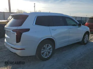 2021 Cadillac XT6 Luxury with VIN 1GYKPAR4XMZ198257, listed as a Copart auction lot 47433644 with 61,432 mi miles. Bid and sale history available at carsss.com. Image 3.