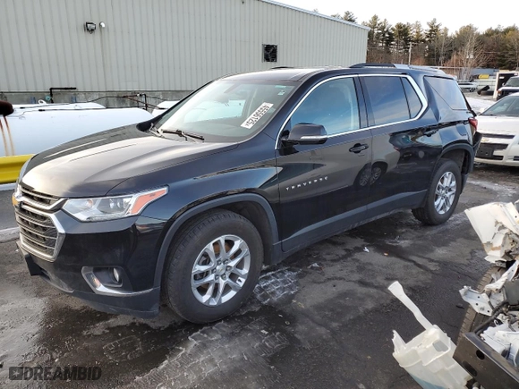 2018 Chevrolet Traverse LT Cloth with VIN 1GNEVGKWXJJ196615, listed as a Copart auction lot 45556125 with 125,642 mi miles and Salvage Title. Bid and sale history available at carsss.com. Image 1.
