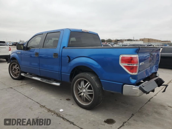 2009 Ford F-150 XL with VIN 1FTRW12899FA26850, listed as a Copart auction lot 44053435 with 163,491 mi miles and Salvage Title. Bid and sale history available at carsss.com. Image 2.