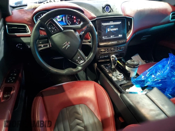 2018 Maserati Ghibli S Q4 GranLusso with VIN ZAM57YTL4J1280311, listed as a Copart auction lot 83318394 with 68,429 mi miles and Salvage Title. Bid and sale history available at carsss.com. Image 8.