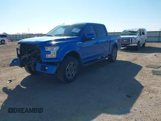 2015 Ford F-150 XLT with VIN 1FTEW1EG9FKE71674, listed as a IAAI auction lot 41635657 with 89,713 mi miles. Bid and sale history available at carsss.com. Image 2.