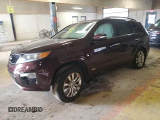 2011 Kia Sorento SX with VIN 5XYKWDA24BG175086, listed as a Copart auction lot 45225805 with 101,990 mi miles and Salvage Title. Bid and sale history available at carsss.com. Image 1.