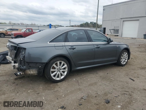 2015 Audi A6 3.0T Prestige with VIN WAUHGAFC1FN005058, listed as a Copart auction lot 51346675 with 90,781 mi miles and Salvage Title. Bid and sale history available at carsss.com. Image 3.