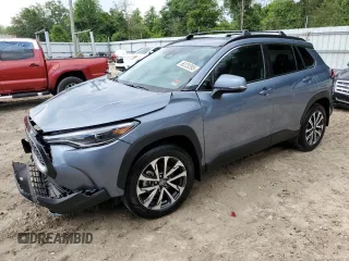 2023 Toyota Corolla Cross XLE с VIN 7MUEAAAG1PV052237, выставлен на аукционе Copart как лот 56228395 с пробегом 20 769 миль миль и На запчасти • Non repairable. История ставок и продаж доступна на DreamBid. Изображение 1.