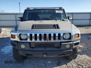 2005 Hummer H2 SUV with VIN 5GRGN23U55H128736, listed as a Copart auction lot 41780105 with 185,193 mi miles and Salvage Title. Bid and sale history available at carsss.com. Image 5.