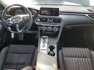2023 Genesis G70 2.0T with VIN KMTG34TA5PU132838, listed as a Copart auction lot 85335444 with 5,970 mi miles and Salvage Title. Bid and sale history available at DreamBid. Image 8.