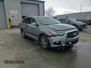 2019 Infiniti QX60 Luxe with VIN 5N1DL0MM9KC551532, listed as a Copart auction lot 48561095 with 116,183 mi miles and Salvage title. Bid and sale history available at DreamBid. Image 14.