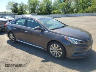 2016 Hyundai Sonata Sport with VIN 5NPE34AF7GH373850, listed as a Copart auction lot 54975115 with 160,303 mi miles and Clean Title. Bid and sale history available at DreamBid. Image 4.