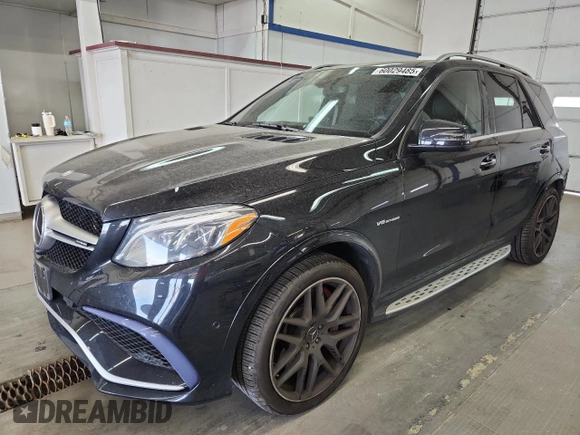 2017 Mercedes-Benz GLE 63 S AMG with VIN 4JGDA7FB4HA859545, listed as a Copart auction lot 60029485 with 65,941 mi miles and Salvage title. Bid and sale history available at DreamBid. Image 1.