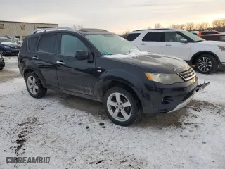 2008 Mitsubishi Outlander XLS with VIN JA4MT41X38Z020384, listed as a Copart auction lot 43821775 with 110,522 mi miles and Salvage Title. Bid and sale history available at carsss.com. Image 4.