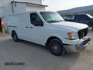2013 Nissan NV S with VIN 1N6BF0KL1DN106560, listed as a IAAI auction lot 41780379 with 181,657 mi miles. Bid and sale history available at carsss.com. Image 1.