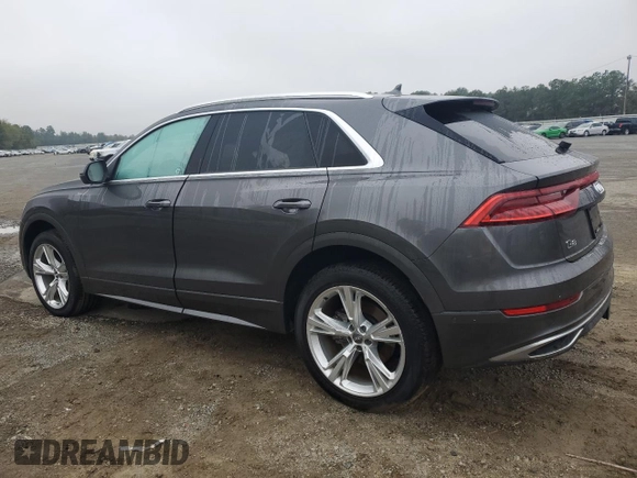 2019 Audi Q8 Premium Plus z VIN WA1BVBF13KD034039, wystawiony jako Copart lot #79762724 z przebiegiem 55 412 mil mil oraz Szkoda całkowita • Salvage title. Historia ofert i sprzedaży dostępna na DreamBid. Obrazek 2.