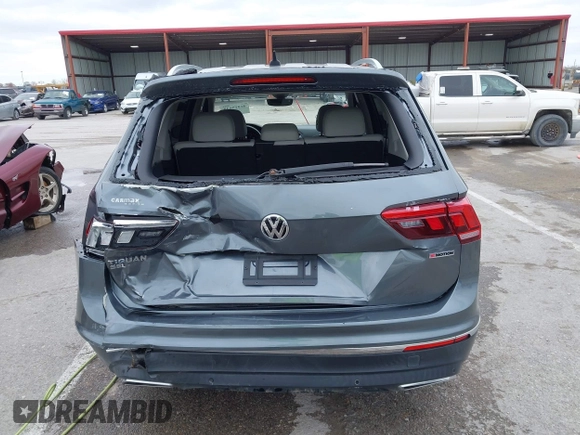 2019 Volkswagen Tiguan SEL Premium with VIN 3VV4B7AX9KM095580, listed as a IAAI auction lot 41915639 with 67,440 mi miles and . Bid and sale history available at DreamBid. Image 17.