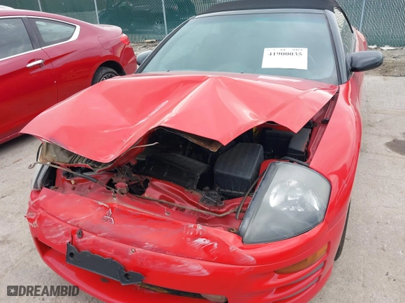 2001 Mitsubishi Eclipse GT with VIN 4A3AE85H41E067382, listed as a IAAI auction lot 41900035 with 161,922 mi miles. Bid and sale history available at carsss.com. Image 6.