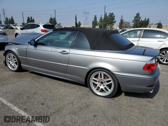 2004 BMW 3 Series 330Ci with VIN WBABW53414PL44756, listed as a Copart auction lot 59993145 with 105,596 mi miles and Salvage title. Bid and sale history available at DreamBid. Image 2.