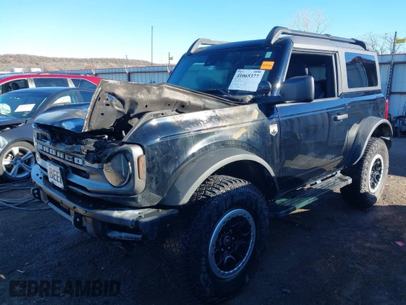 2021 Ford Bronco with VIN 1FMDE5CH7MLA63629, listed as a IAAI auction lot 41065377 with Not provided miles and . Bid and sale history available at DreamBid. Image 2.