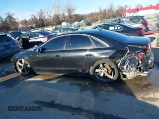2014 Audi S8 with VIN WAUD2AFD8EN003571, listed as a IAAI auction lot 41590474 with 102,342 mi miles. Bid and sale history available at carsss.com. Image 14.